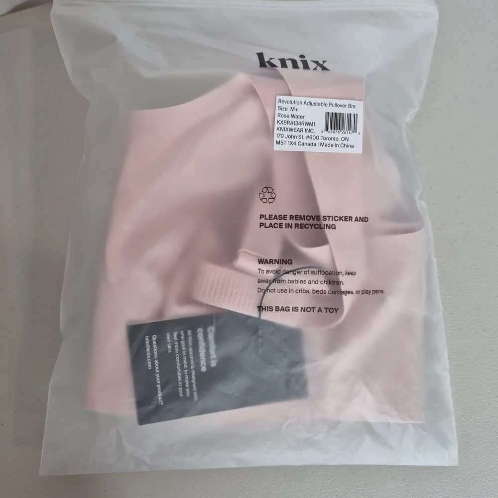 Knix Revolution Adjustable Pullover Bra - Size M+